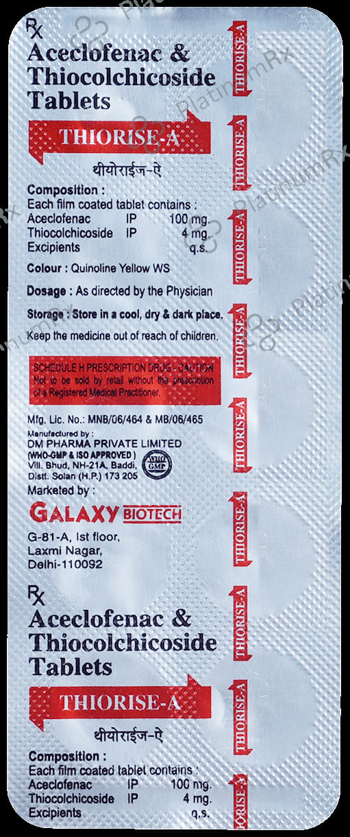 Thiorise A Tablet 10s