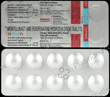 Ebmont FX 10/120mg Tablet 10s