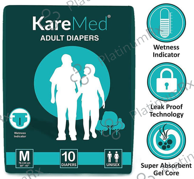 Kare Med Adult Diaper Medium 10s