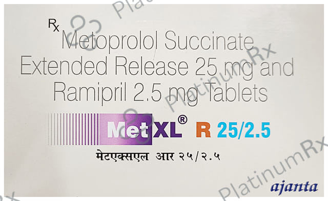 Met XL R 25/2.5mg Tablet ER 15s