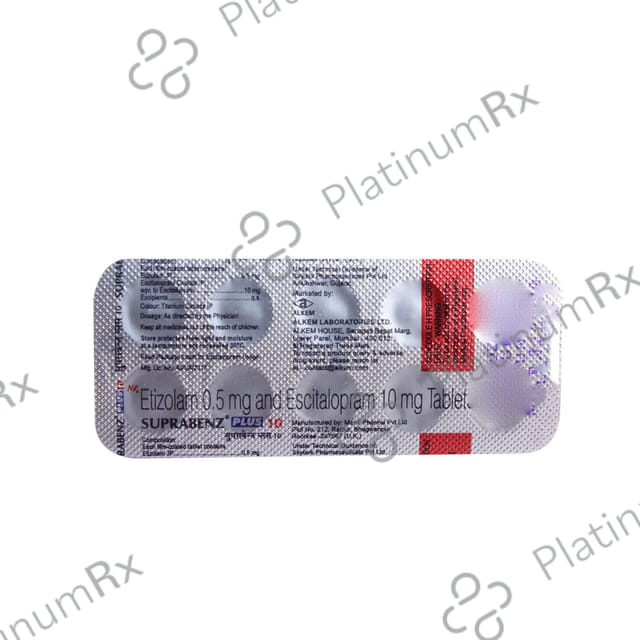 Suprabenz Plus 0.5 mg/10 mg Tablet