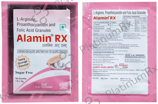 Alamin RX Orange Sugar Free Granules 10gm