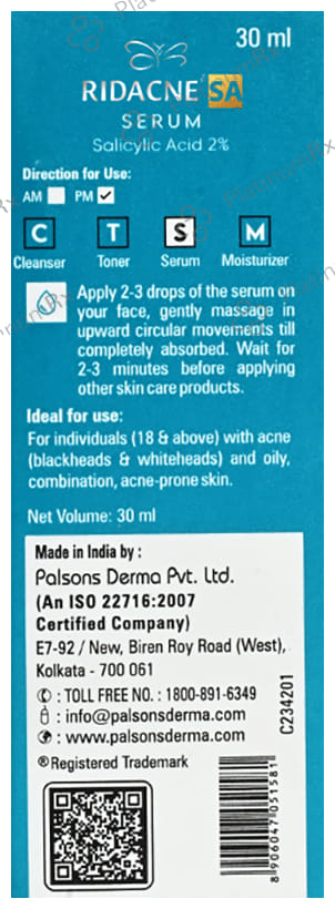 Ridacne SA Serum 30ml