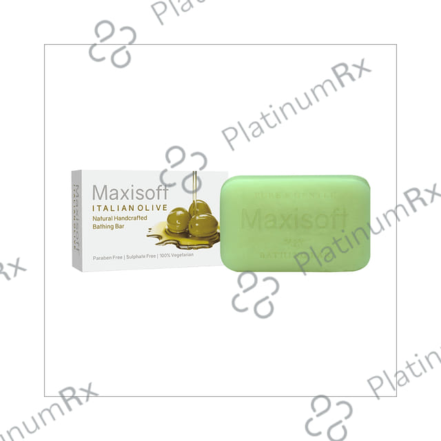 Maxisoft Italian Olive Bathing Bar (75gm Each) 1 units