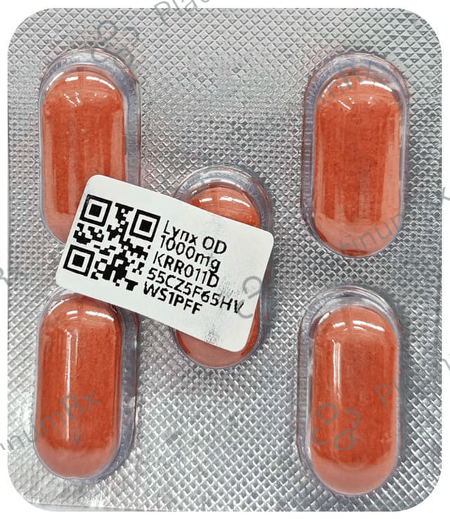 Lynx OD 1000mg Tablet 5s