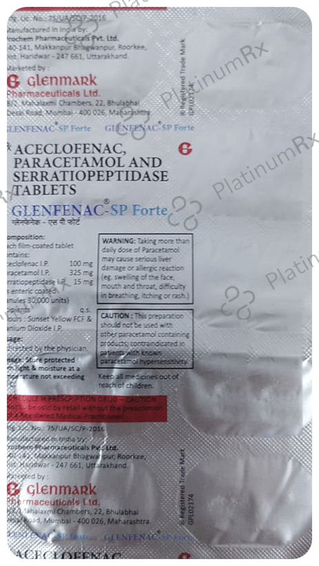 Glenfenac SP Forte Tablet 10s