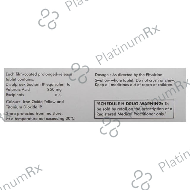 Divalprid 250mg OD Tablet PR 10s