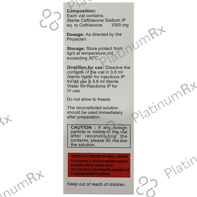 Wintex 1gm Injection 10ml