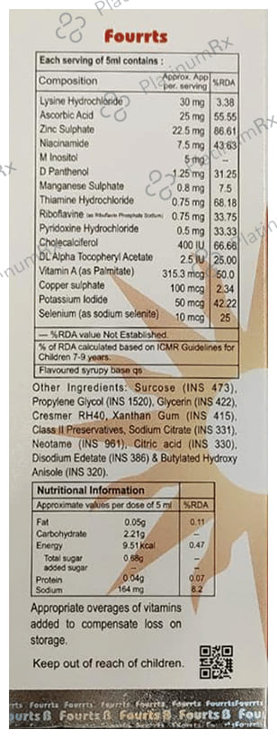 Fourts B Syrup 200ml