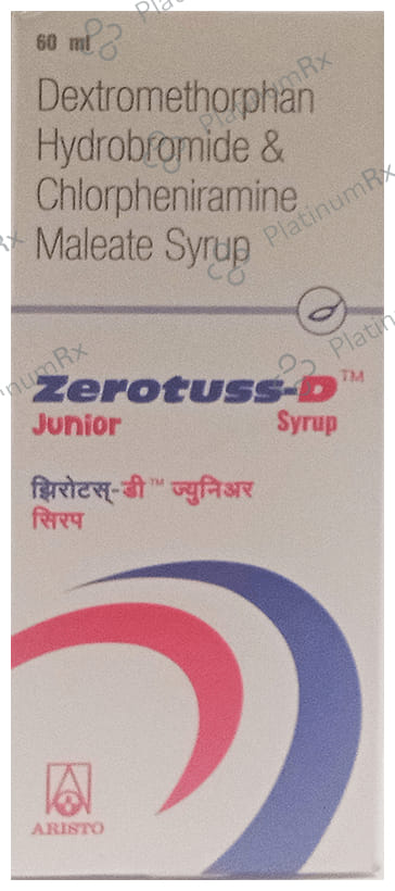 Zerotuss D 2/10mg Junior Syrup 60ml