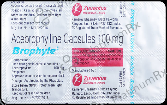 Brophyle 100gm Capsule 10s