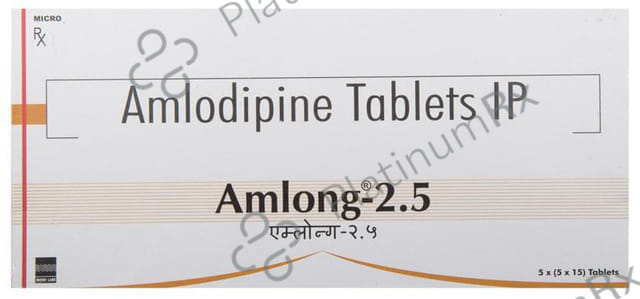 Amlong 2.5mg Tablet 15s