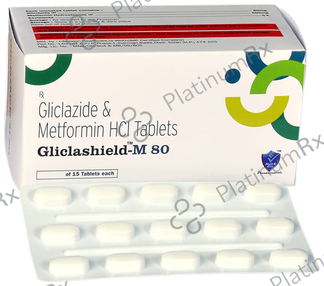 Gliclashield M 80/500mg Tablet 15s