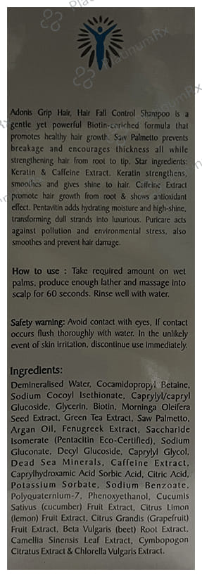 Grip Hair Shampoo - Paraben & Sulphate Free 150 Shampoo