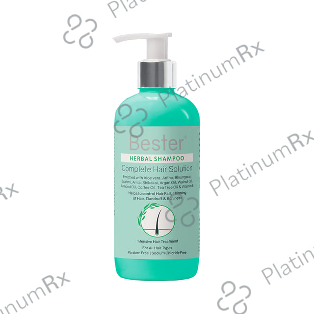 Bester Herbal Shampoo Complete Hair Soution (300ml Each) 1 Bottle