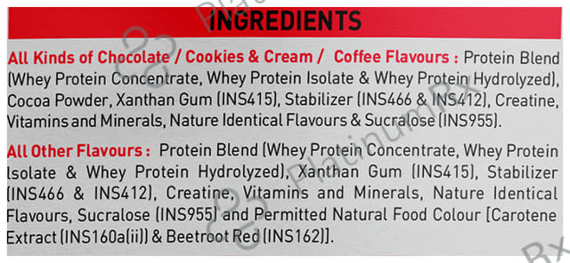 Nakpro Nutrition Whey Titanium Premium Whey Protein's Blend Mango