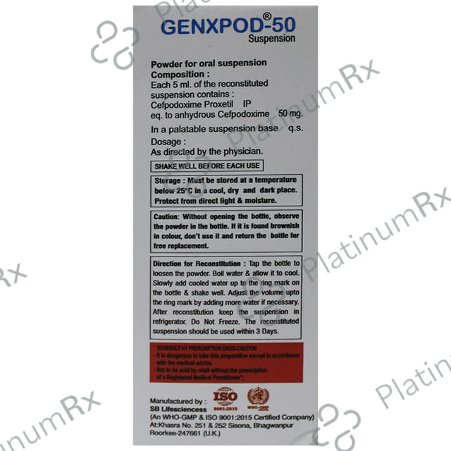Genxpod 50 Oral Suspension