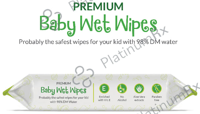 Bodyguard Premium Paraben Free Baby Wet Wipes with Aloe Vera