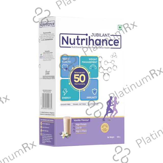 Jubilant Nutrihance Flavour Vanilla Powder 400gm
