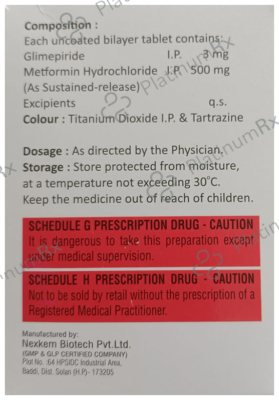Glyphase M3 Tablet SR 10s