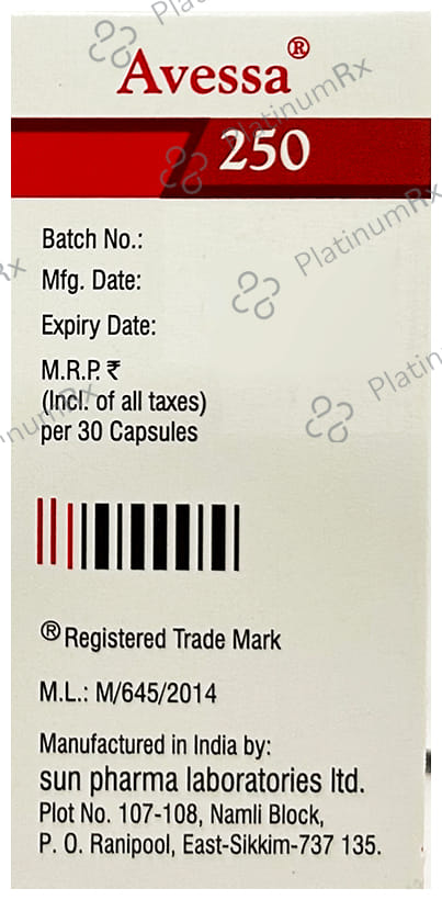 Avessa 250/6mcg Octacaps 30s