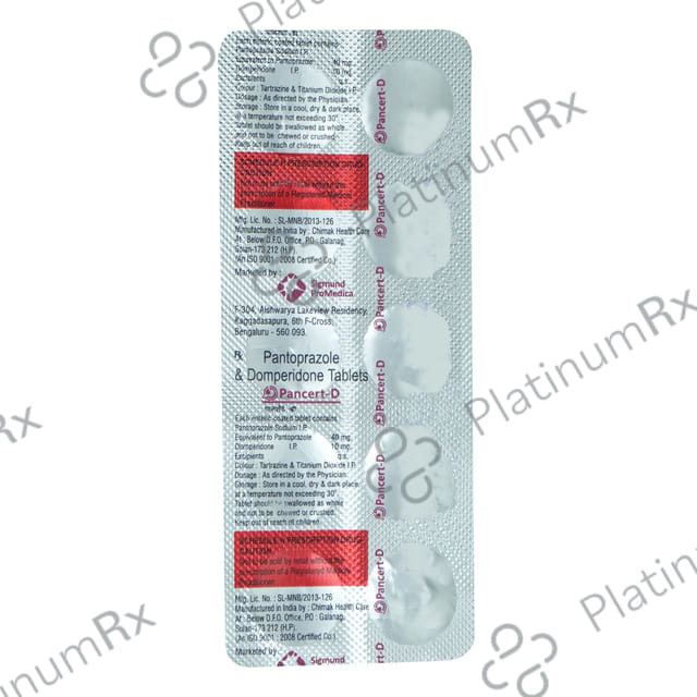 Pancert-D Tablet