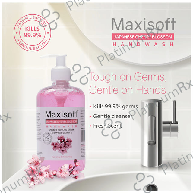 Maxisoft Japanese Cherry Blossom Hand Wash (500ml Each) 1 Bottle