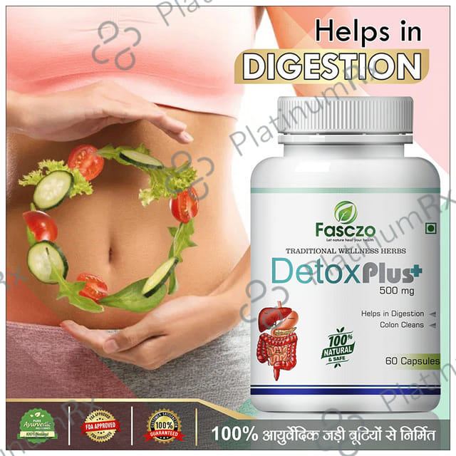 Fasczo Detox Plus 500mg Capsule