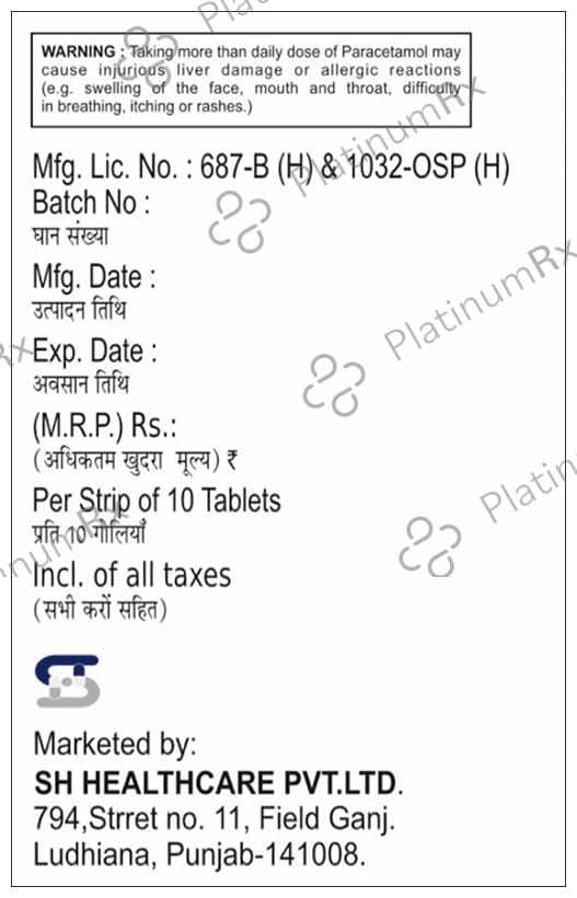 Flarem P 100/500mg Tablet 10s