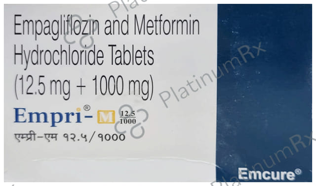 Empri M 12.5/1000mg Tablet 10s