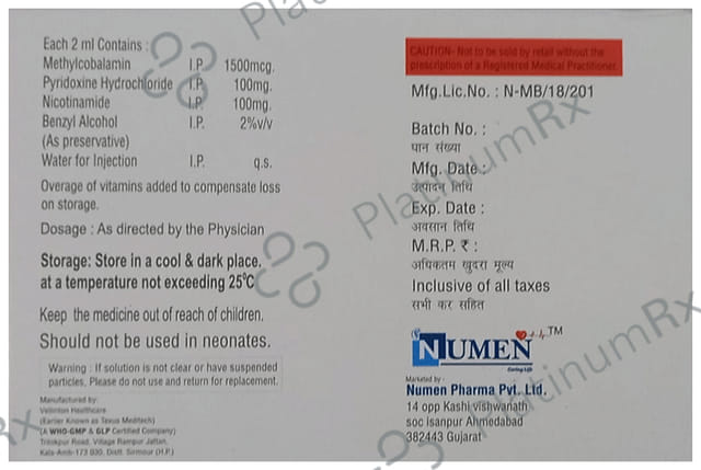 Numenvit Gold Injection 2ml