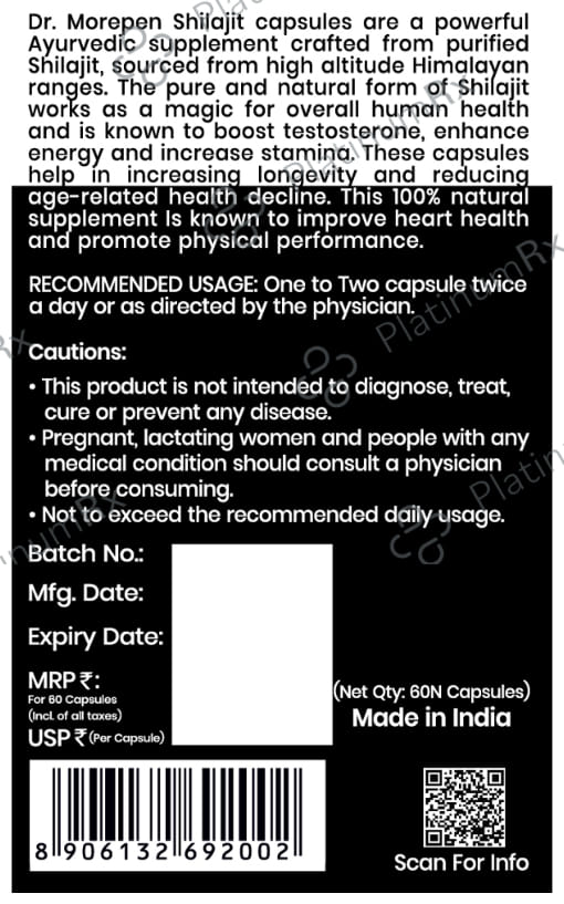 Dr. Morepen Shilajit Capsule