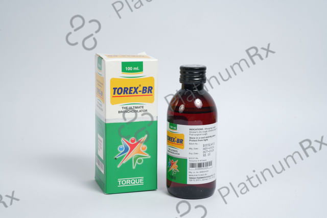 Torex BR 100/2.5/8mg Syrup 100ml
