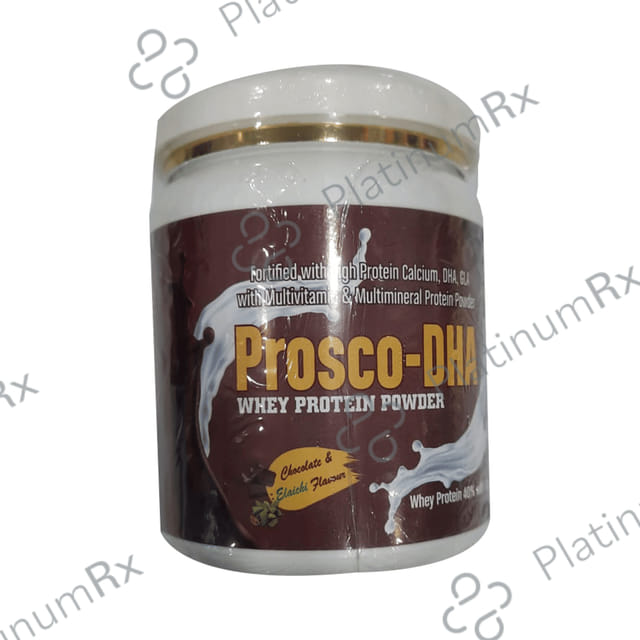 Prosco-DHA Whey Protein Powder Chocolate and Elaichi