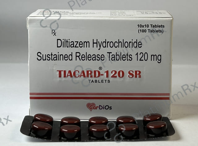 Tiacard 120mg Tablet SR 10s