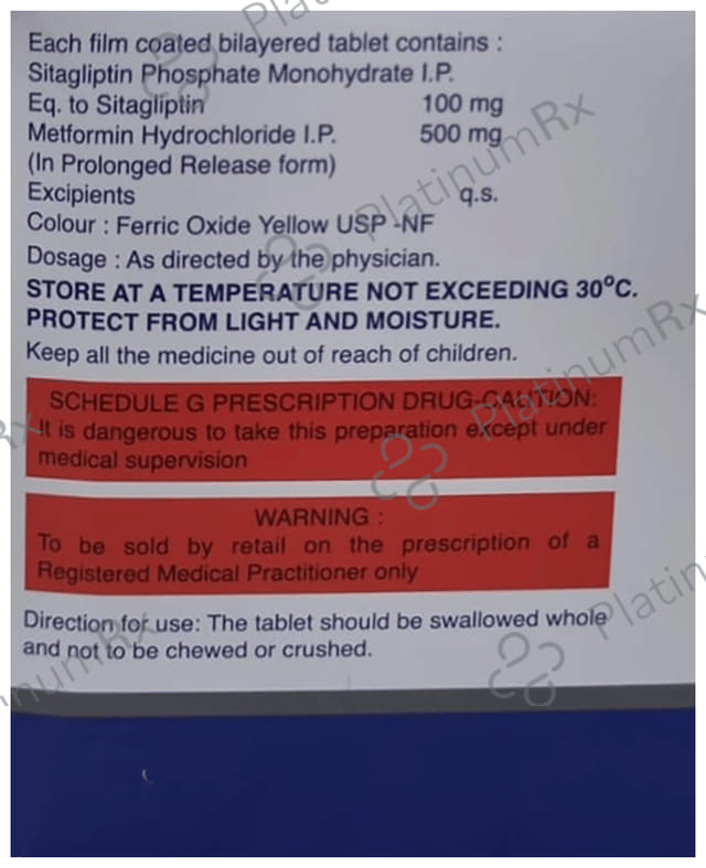 Stalix M XR 100/500mg Tablet PR 10s