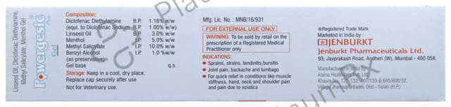 Powergesic Plus Gel 30gm