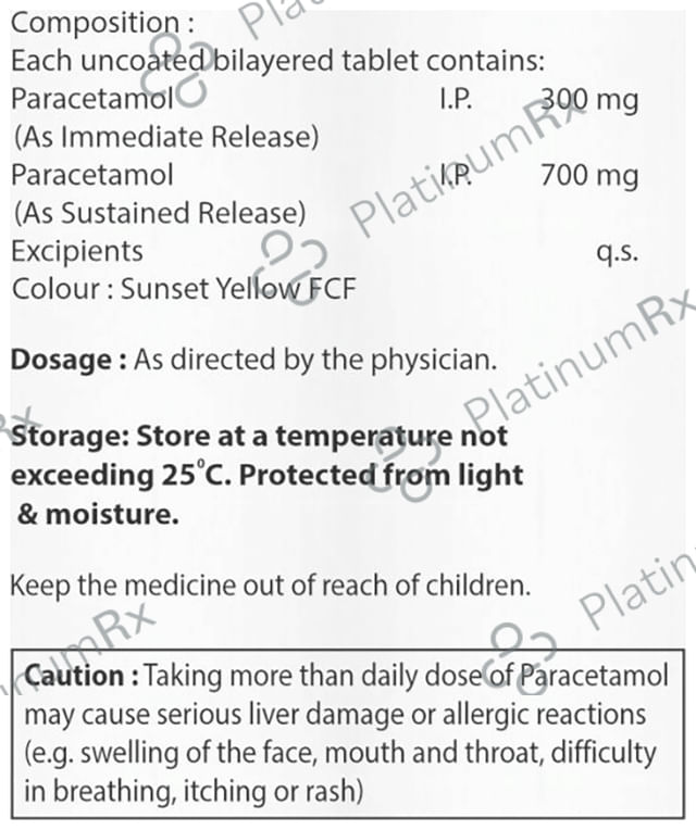 Paravil 1000mg SR Tablet 10s