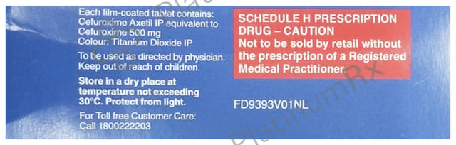 Ceftum 500mg Tablet 10s