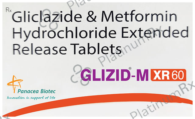 Glizid M XR 60/500mg Tablet 10s