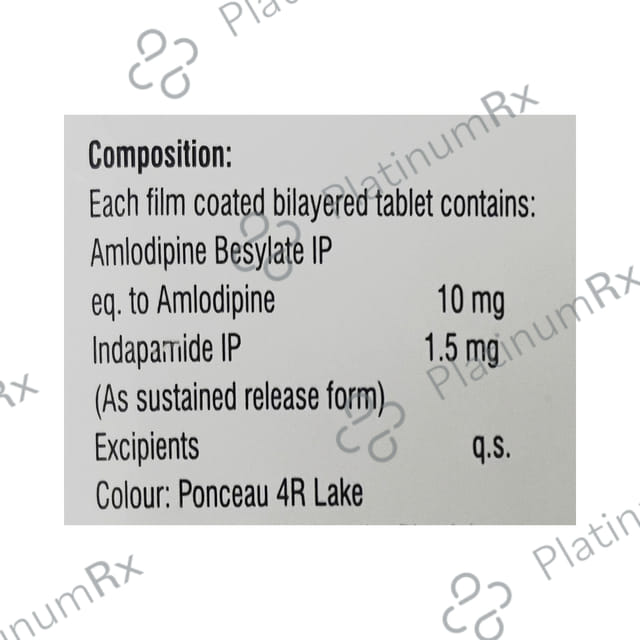 Indipil AM 10/1.5mg Tablet 10s
