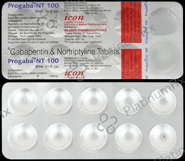 Progaba NT 100/10mg Tablet 10s