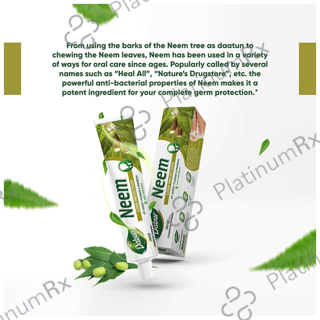 Dabur Neem Germ Protection Herb'l Toothpaste (200gm Each)