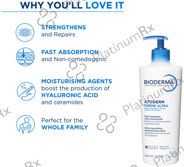 Bioderma Atoderm Ultra Nourishing Cream 500ml