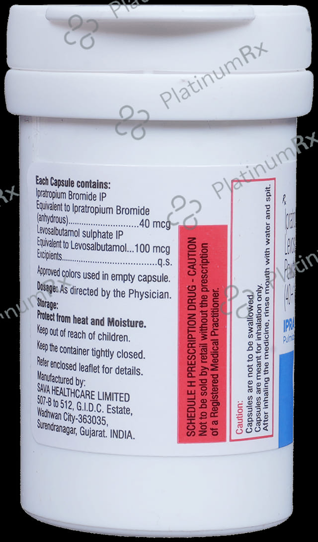 Iprasure Pulmicaps 100mcg/40mcg Capsule