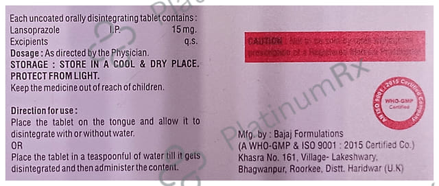 Junior Bravia Orally Disintegrating Tablet 10s