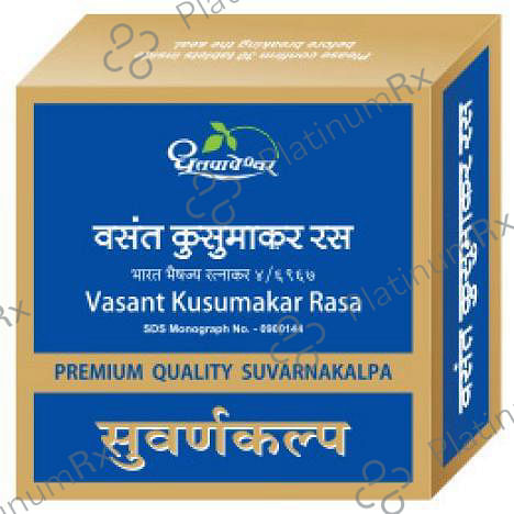 Dhootapapeshwar Vasant Kusumakar Ras 60 tablets