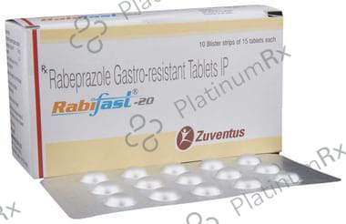 Rabifast 20mg Tablet 15s