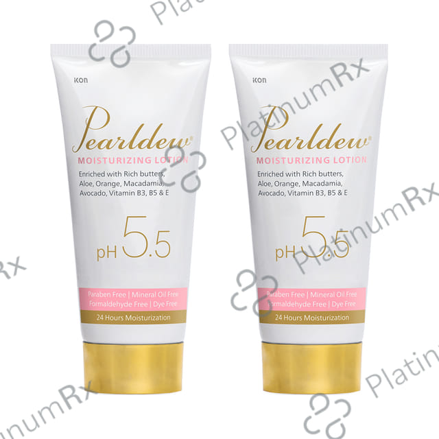 Pearldew Moisturizing Lotion PH5.5 (100ml Each) 2 Tubes
