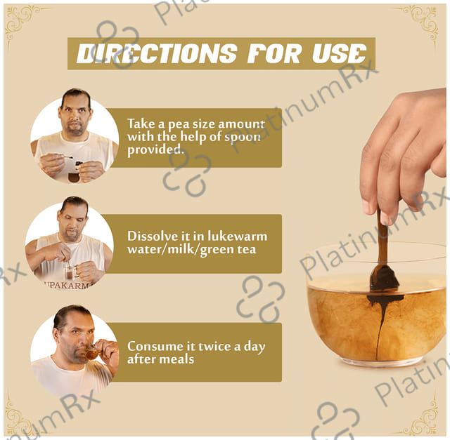 Upakarma Ayurveda Pure Shilajit Resin Form with Gold Dust 20gm